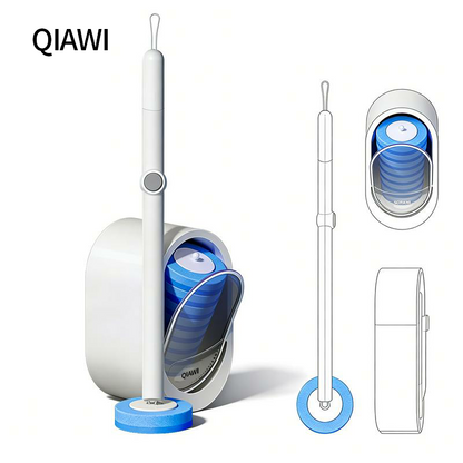 🚽✨ QIAWI™ Toilet Scrubber Kit with Self-Cleaning System – Effortless Deep Cleaning for a Fresher Bathroom!