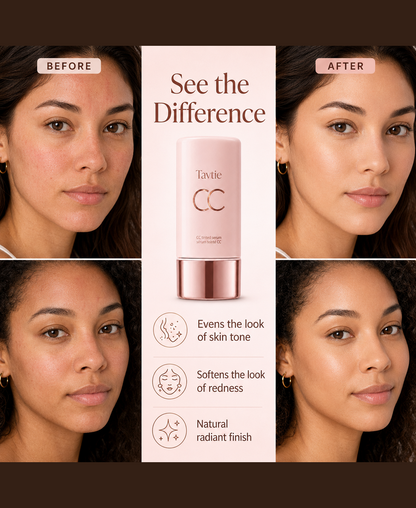 ✨ CC Color-Correcting Tinted Serum – Lightweight, Waterproof & Naturally Flawless