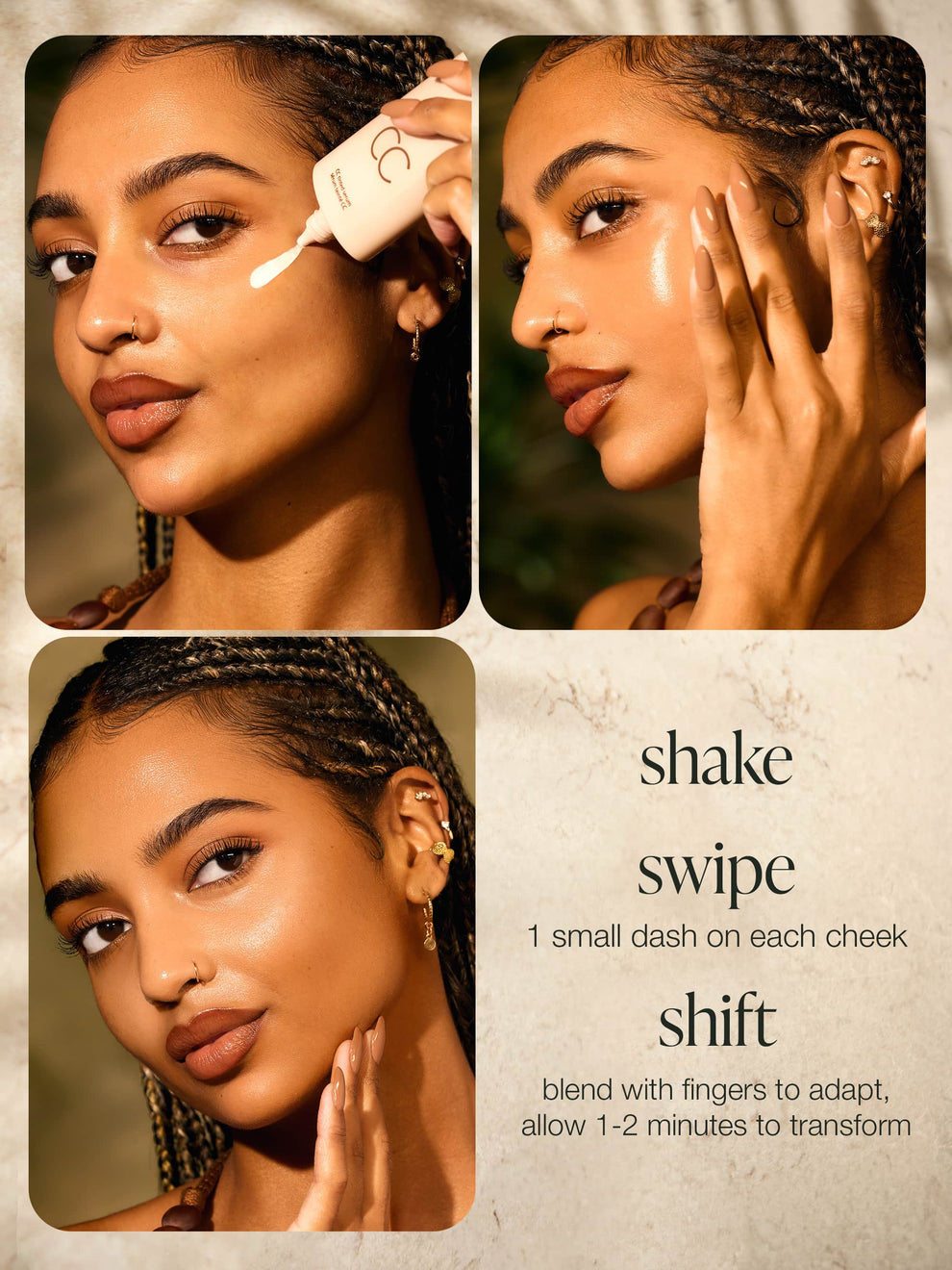 ✨ CC Color-Correcting Tinted Serum – Lightweight, Waterproof & Naturally Flawless