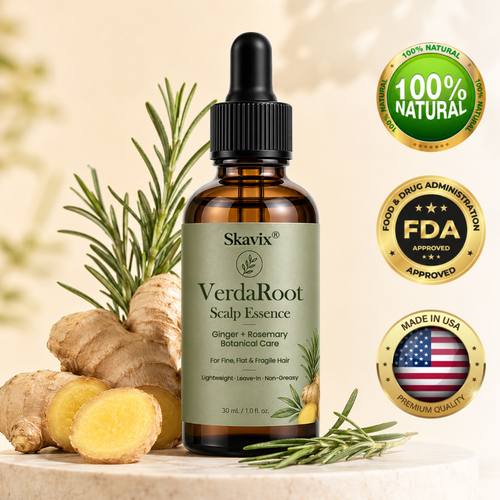 🌿 Skavix® VerdaRoot Scalp Essence – Promote Thicker, Stronger & Healthier-Looking Hair