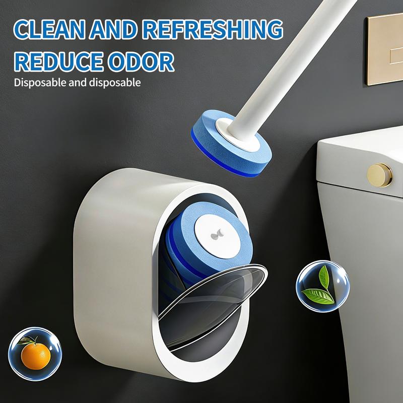 🚽✨ QIAWI™ Toilet Scrubber Kit with Self-Cleaning System – Effortless Deep Cleaning for a Fresher Bathroom!