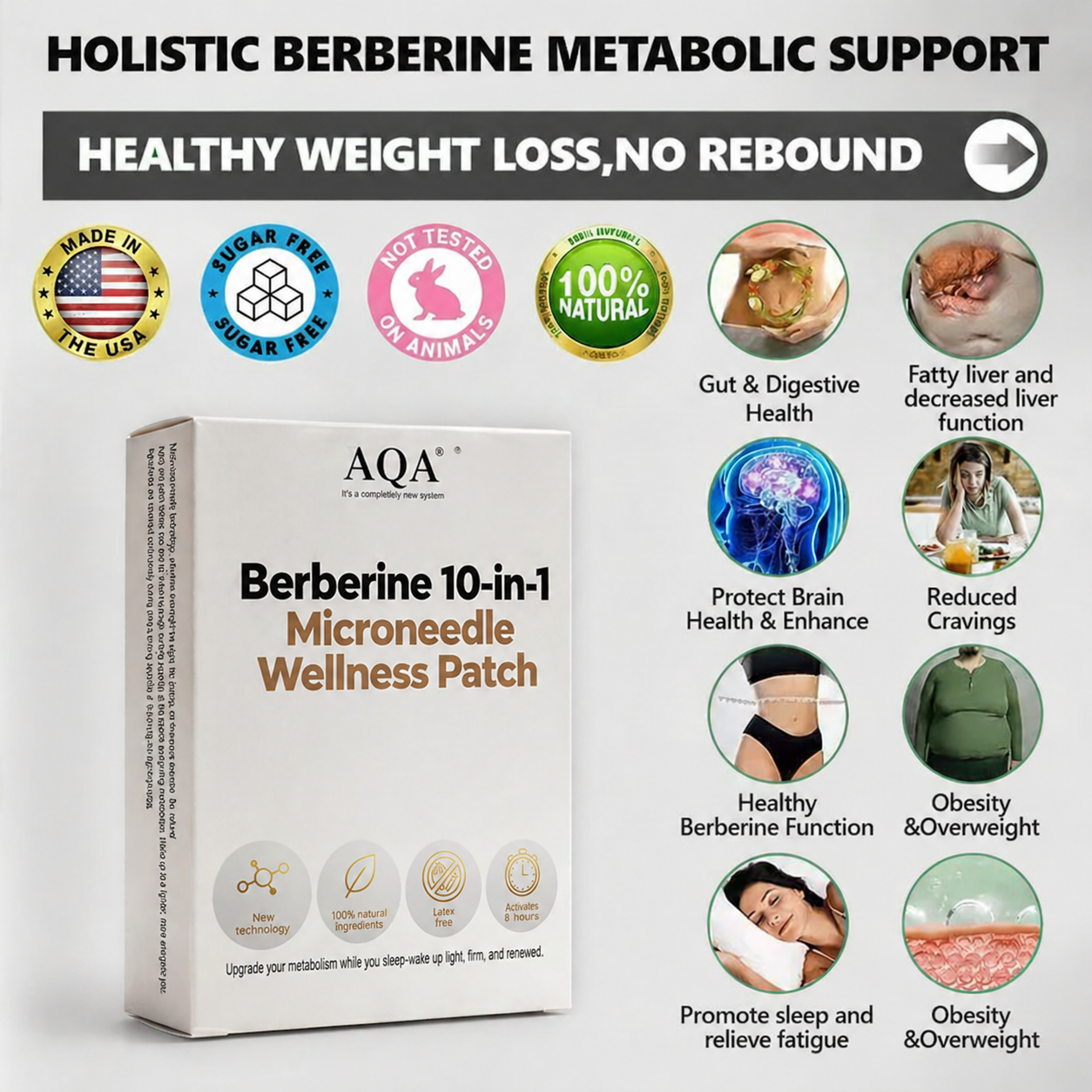 🔥 AQA® Nano Microneedle Patch – Innovative Beauty & Body Wellness Solution
