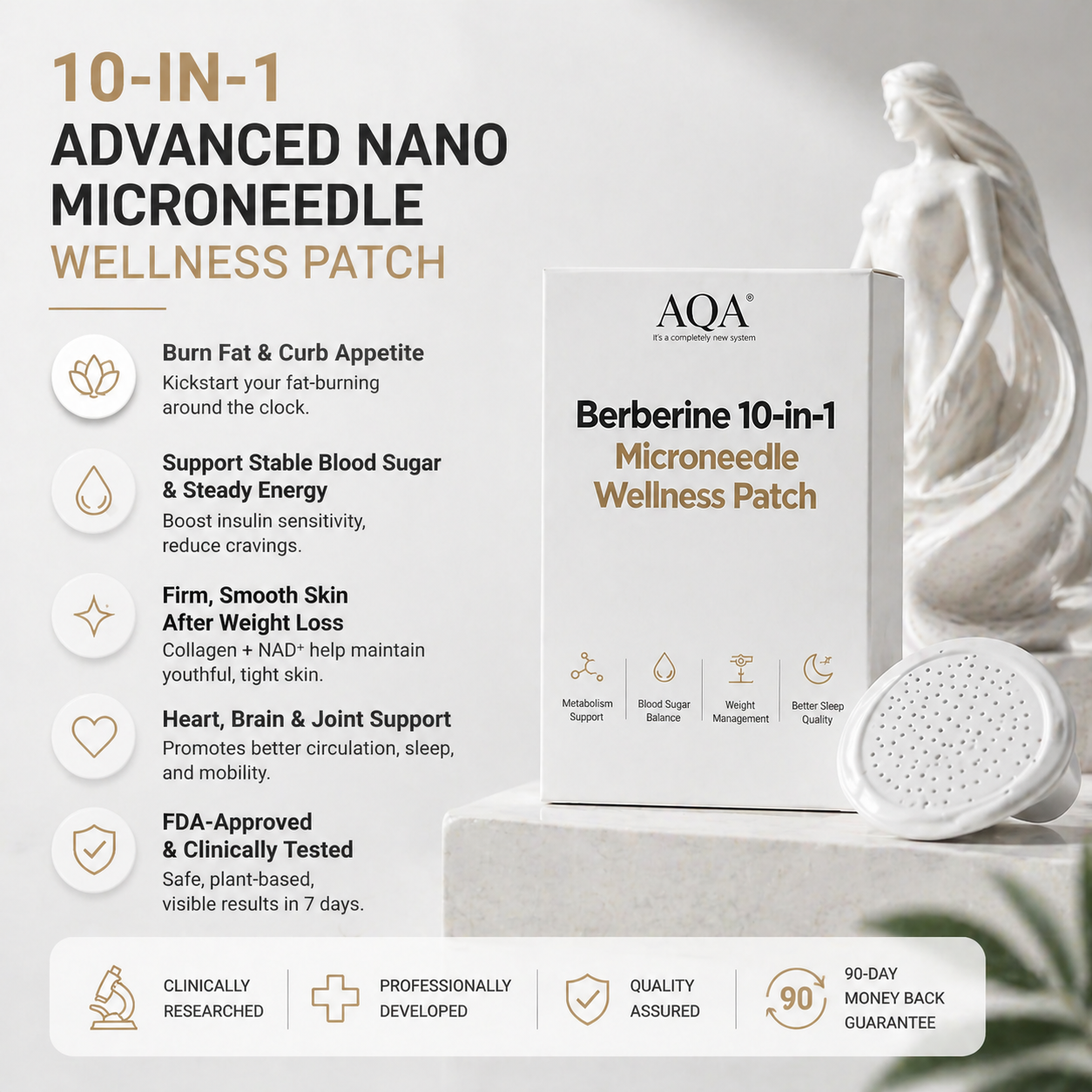 🔥 AQA® Nano Microneedle Patch – Innovative Beauty & Body Wellness Solution