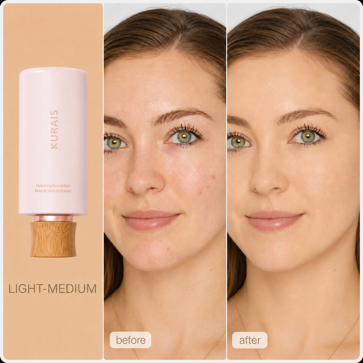 Hydrating Foundation & Brush -  Instantly blurs, hydrates & smooths your skin
