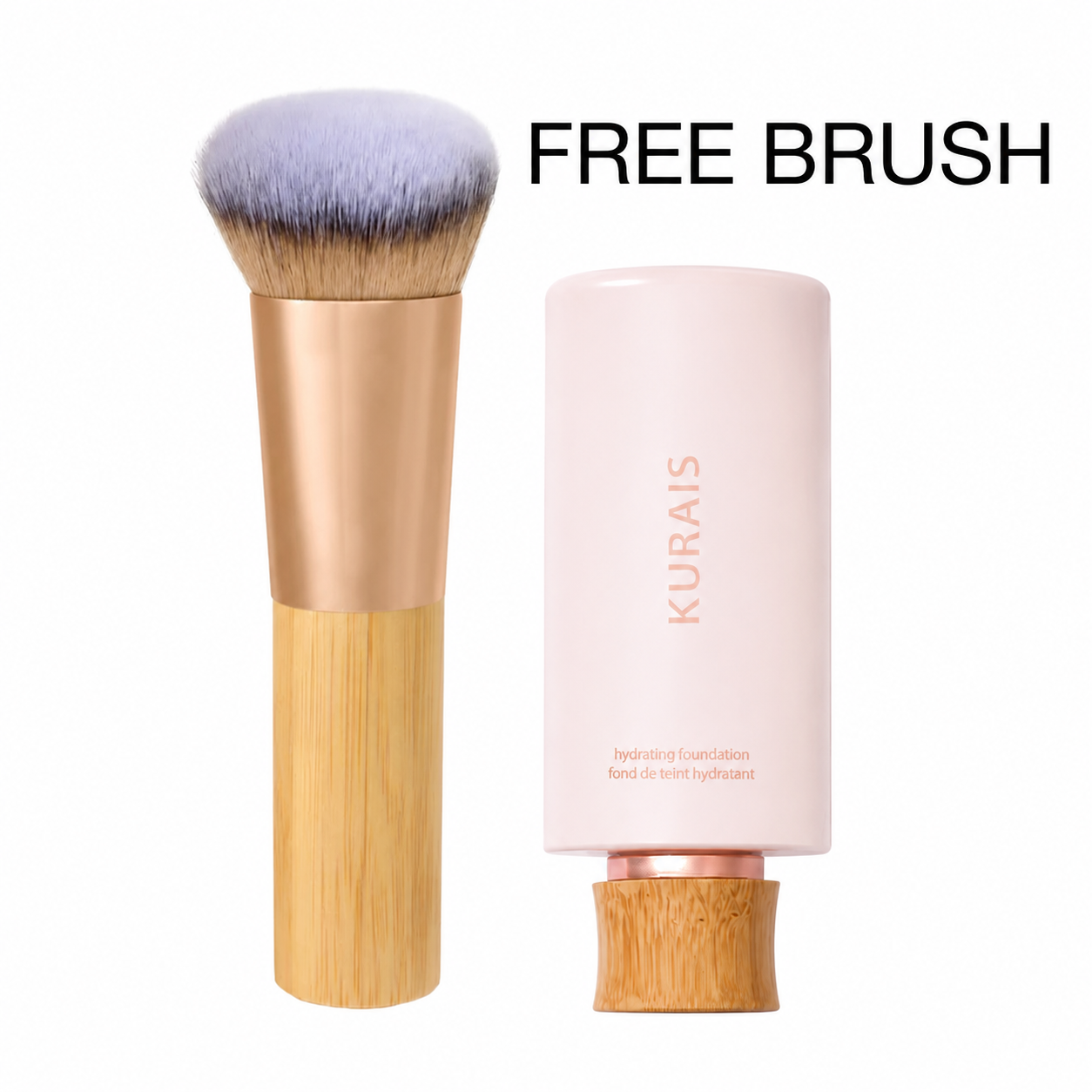 Hydrating Foundation & Brush -  Instantly blurs, hydrates & smooths your skin