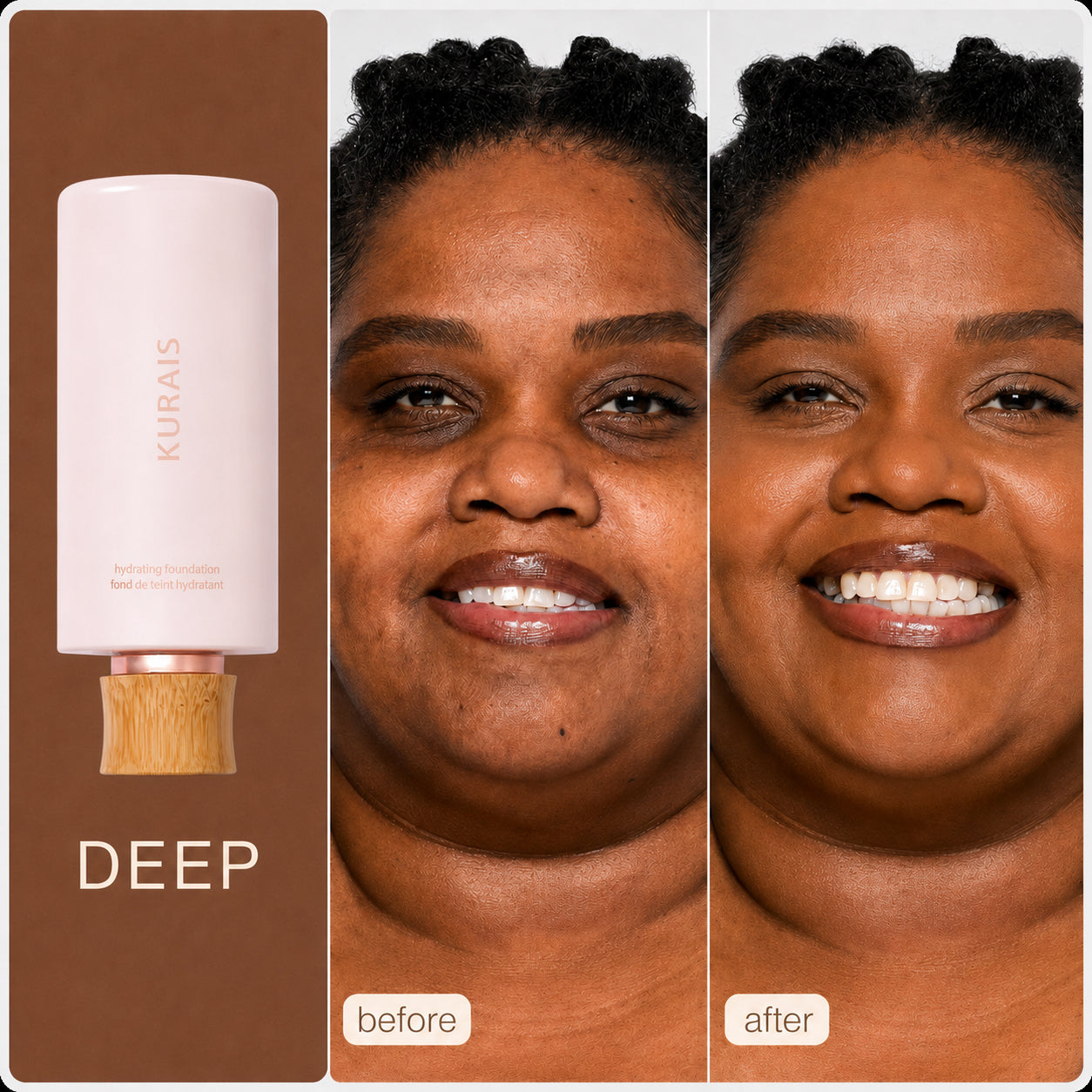Hydrating Foundation & Brush -  Instantly blurs, hydrates & smooths your skin