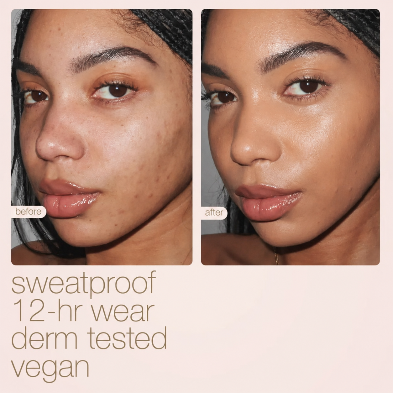 Hydrating Foundation & Brush -  Instantly blurs, hydrates & smooths your skin