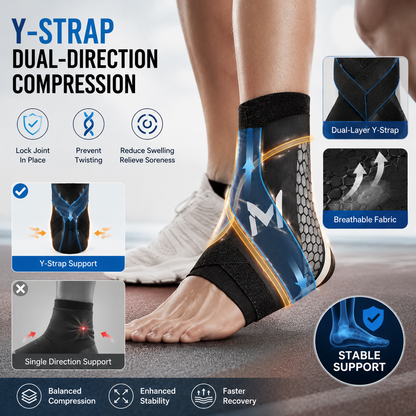 🦶Ultra-Thin Breathable Ankle Support Brace – Lightweight Comfort & Stable Support