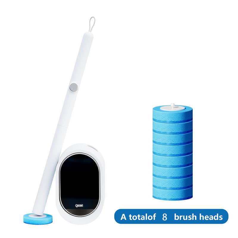 🚽✨ QIAWI™ Toilet Scrubber Kit with Self-Cleaning System – Effortless Deep Cleaning for a Fresher Bathroom!