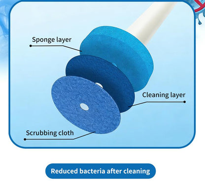 🚽✨ QIAWI™ Toilet Scrubber Kit with Self-Cleaning System – Effortless Deep Cleaning for a Fresher Bathroom!