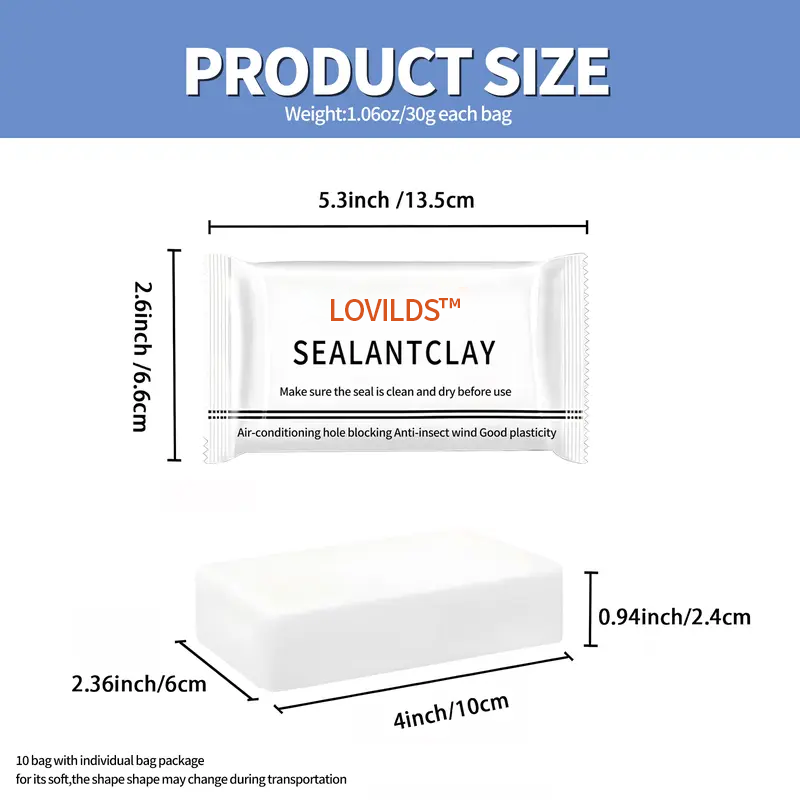 🔧💧 Waterproof Moldable Wall Seal Putty – Instantly Fill & Seal Cracks