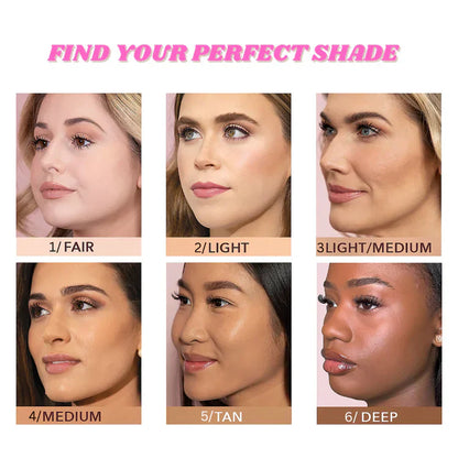 Hydrating Foundation & Brush -  Instantly blurs, hydrates & smooths your skin