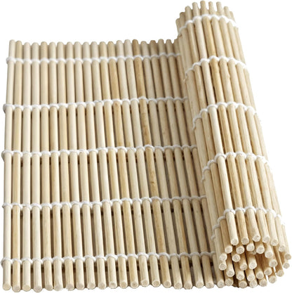 Natural Bamboo Sushi Rolling Mat - 9.5 in