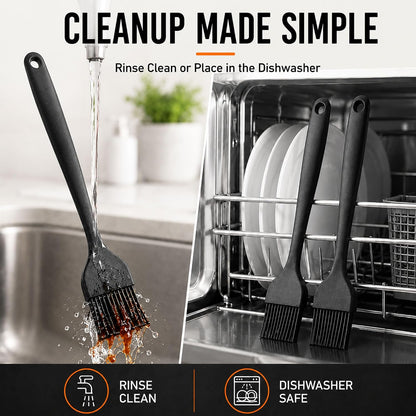 Silicone Pastry & Basting Brushes - Set of 2 - product view 4