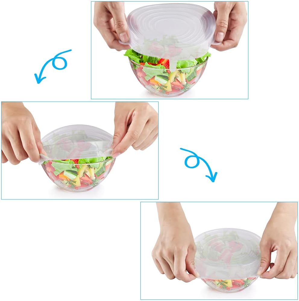 Reusable Silicone Stretch Lids - Set of 6 - product view 3