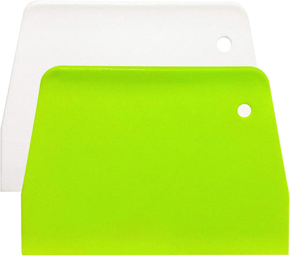 Flexible Dough & Bowl Scrapers - Set of 2