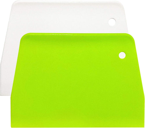 Flexible Dough & Bowl Scrapers - Set of 2