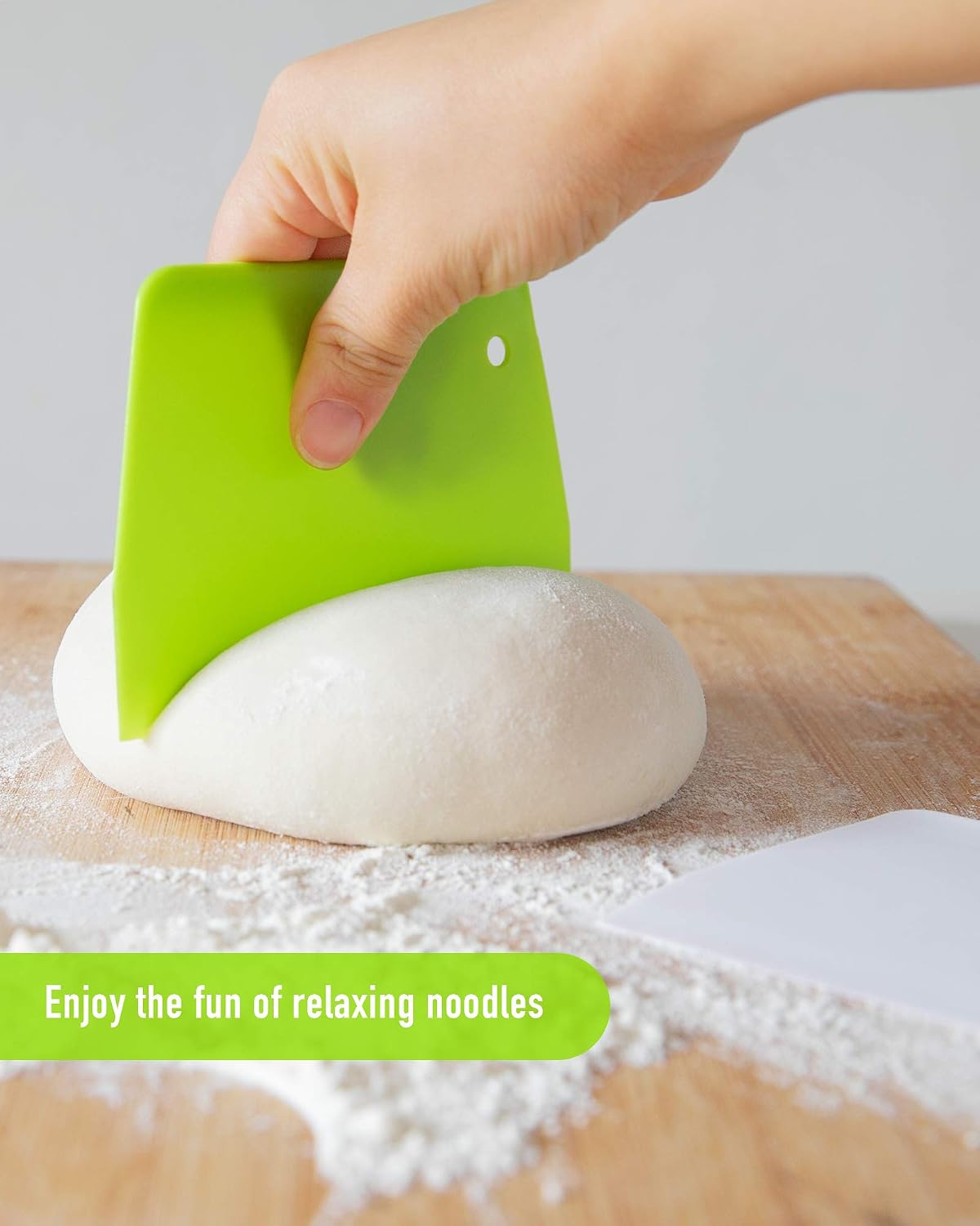 Flexible Dough & Bowl Scrapers - Set of 2 - product view 2