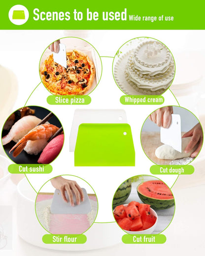 Flexible Dough & Bowl Scrapers - Set of 2 - product view 6