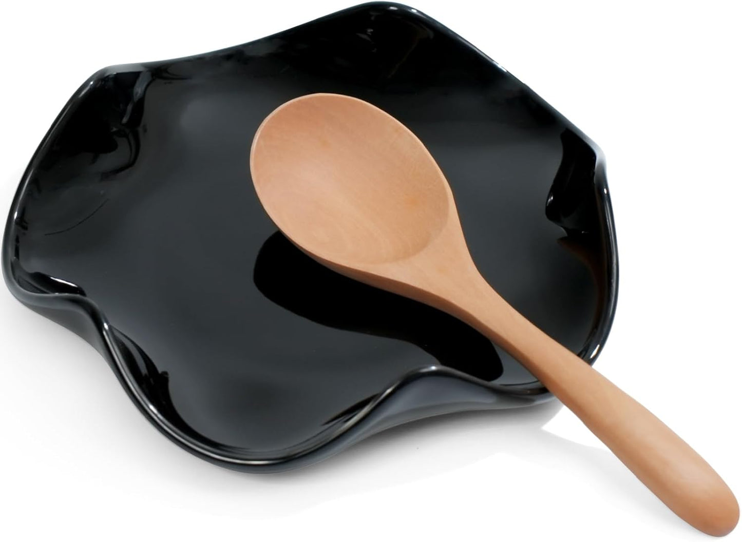 Ceramic Flower Spoon Rest - 5.3 in