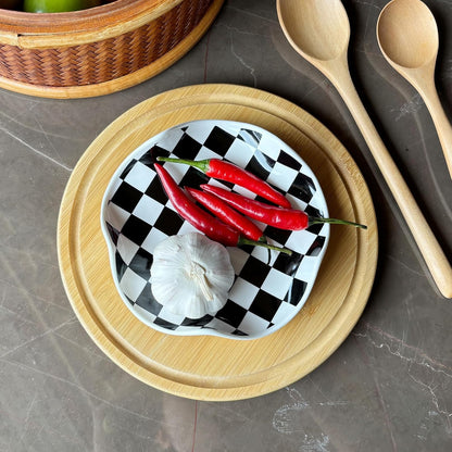 Ceramic Flower Spoon Rest - 5.3 in - product view 6