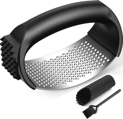 Stainless Steel Garlic Rocker Set