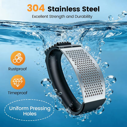 Stainless Steel Garlic Rocker Set - product view 3