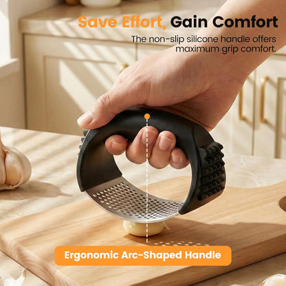 Stainless Steel Garlic Rocker Set - product view 4