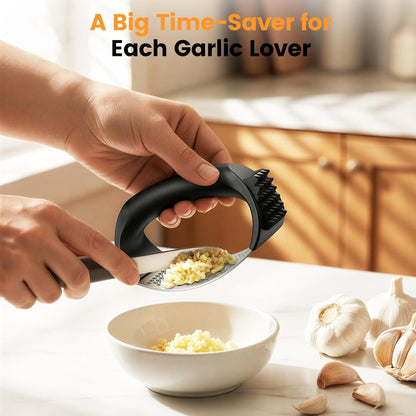 Stainless Steel Garlic Rocker Set - product view 6